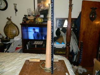 Vintage 30 " Brass Playpipe Cord Wrapped Hose Nozzle