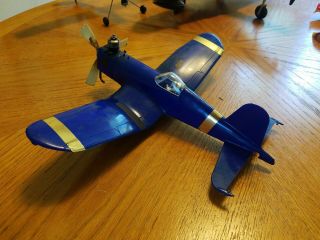 Vintage Wen Mac Corsair gas powered nitro scale model cox control line airplane 4