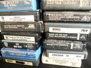105 vintage Rock & Roll 8 track tapes,  Hendrix,  Jethro tull,  Iron butterfly etc. 5