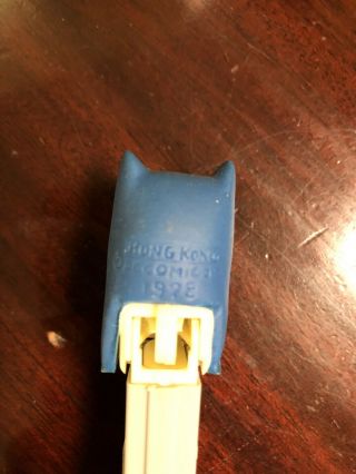 Vintage Batman Pez Dispenser No Feet Made In The USA Soft Head 6