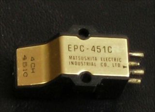 Vintage Matsushita Epc - 451cr Cd - 4 Quad Turntable Cartridge - Strain Gauge - Rare