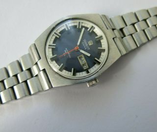 Tissot 1970s Vintage Pr 516 Gl Automatic Mens Wristwatch On Bracelet