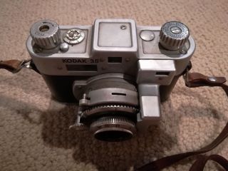 Vintage 1940 ' s Kodak 35 Point & Shoot Film Camera with Case 3