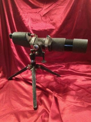 Vintage Bushnell Spacemaster Spotting Scope 25x 60mm With Tripod,  Hunting