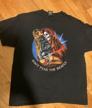 Vintage Dont Fear The Reaper Shirt 3d Emblem