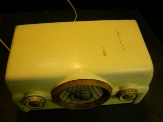 Vintage Crosley Model 10 - 137 Bakelite Table Tube Radio Fair - 5