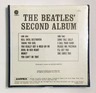 The Beatles Second Album Reel to Reel Tape (Never Been Opened) Rare 2