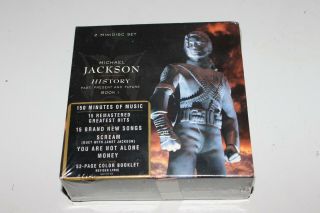 Vintage Michael Jackson History Past Present Future Minidisc Book 1 Music