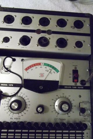 Vintage Seco 107B Radio/ T.  V.  Tube Tester 4