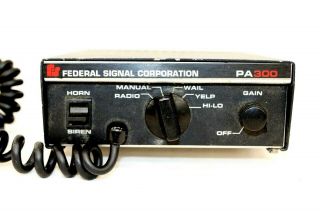 Vintage Federal Signal PA300 Siren 3