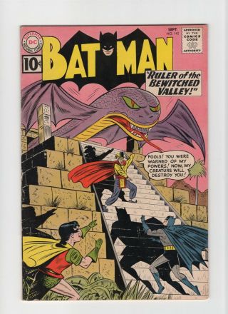 Batman 142 Fn 6.  0 Vintage Detective Dc Comic Robin Silver Age 10c