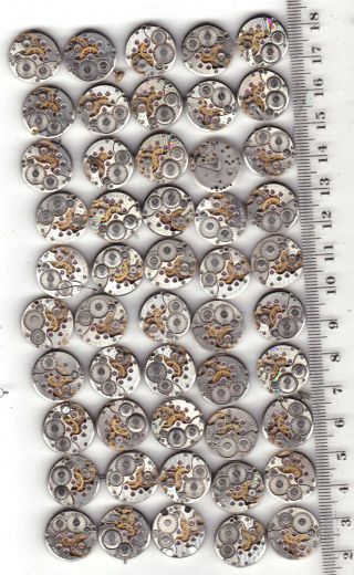 50 Indentical Women Watches Chaika 16mm Vintage Movements Steampunk Art A364