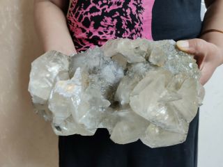 10LB Huge Natural Fluorite Cluster Rare Quartz crystal mineral Specimen Healing 10