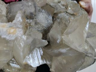 10LB Huge Natural Fluorite Cluster Rare Quartz crystal mineral Specimen Healing 12