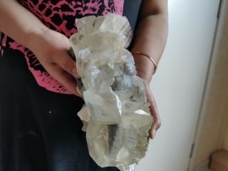 10LB Huge Natural Fluorite Cluster Rare Quartz crystal mineral Specimen Healing 3