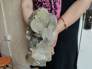 10LB Huge Natural Fluorite Cluster Rare Quartz crystal mineral Specimen Healing 9