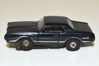 Vintage 1960s Aurora Thunderjets Ho Black Ford Cougar Slot Car