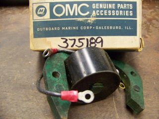 Vintage Omc/johnson/evinrude Ignition Coil,  Oem 375189