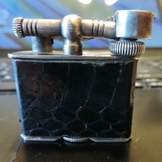 RARE VINTAGE STERLING SILVER MEXICO LIFT ARM POCKET LIGHTER FROM ESTATE 2