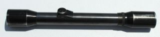 J Unertl Hawk 4x Rifle Scope 1 " Steel Tube Vintage Dot With Extra Fine Crosshair