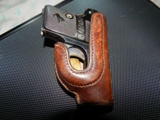 Audley Vintage Inside Trigger Release Holster,  Brown,  Colt 25 Auto