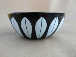 Vintage Black White Stripe Cathrineholm Bowl