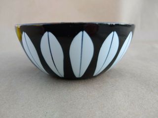 Vintage Black White Stripe Cathrineholm Bowl 2
