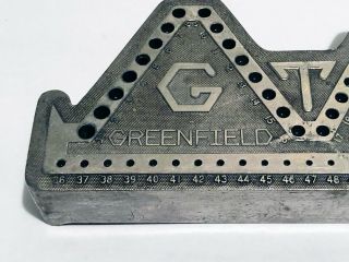 Vintage 29 drill bit capacity GTD drill bit index made Greenfield tool & Die Co. 2