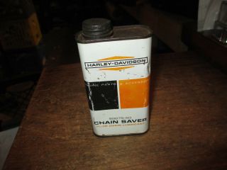 Harley Vintage Metal Can W/screw On Cap 99875 - 50 8oz.