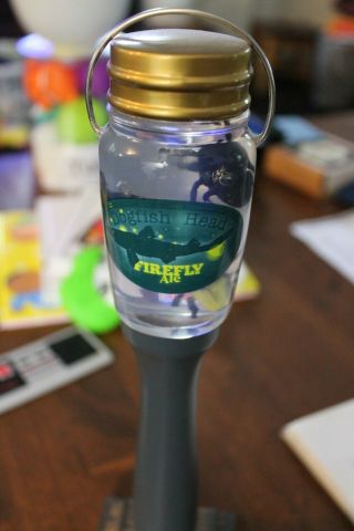Dogfish Head Brewing Firefly Jar Rare Tap Handle With Box