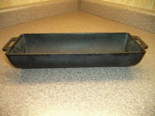 Vintage Wagner Ware Single Loaf Bread Pan Cast Iron Rare