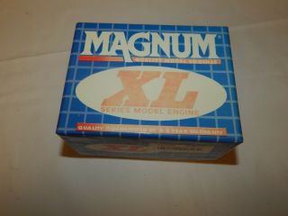 Vintage Magnum Xl 46 Rc Airplane Engine With Muffler.  In The Box.