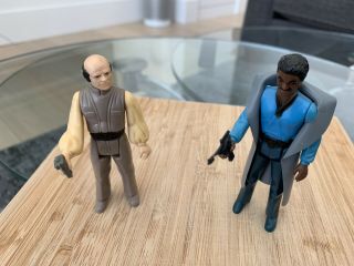 Vintage Star Wars 1983 Lando Calrissian And Lobot,  Weapons