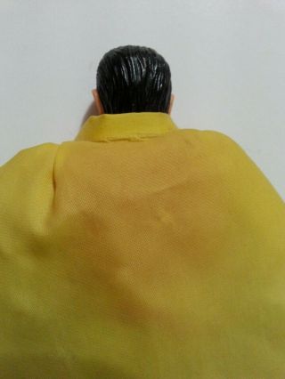 MEGO REMOVABLE MASK ROBIN.  RARE.  YELLOW SLEEVES AND SHORTS.  ALL.  1970 ' s 10