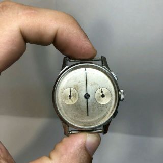 Vintage Mechanical Wrist Watch Movement Chronograph Landeron Rare Swiss Made