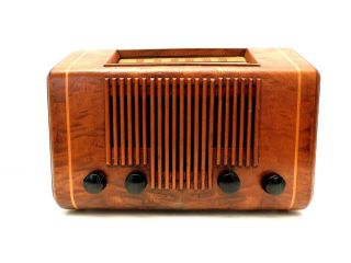 VINTAGE 1930s UNIQUE OLD EMERSON INGRAHAM CABINET ART DECO ANTIQUE TUBE RADIO 5