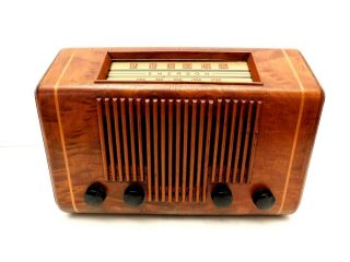 VINTAGE 1930s UNIQUE OLD EMERSON INGRAHAM CABINET ART DECO ANTIQUE TUBE RADIO 6