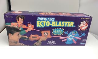 Vintage 1984 Kenner The Real Ghostbusters Rapid Fire Ecto - Blaster Complete Boxed