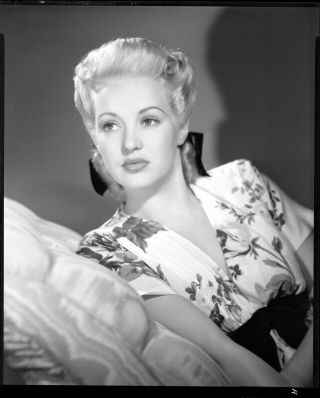 Betty Grable 1940 Vintage Camera Negative By Frank Powolny