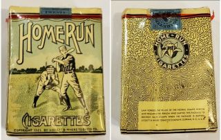 Vintage Old Home Run 20s Cigarettes Pack Lqqk