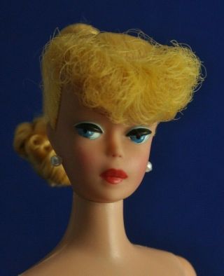 Stunning 1960s Vintage 7 Blonde Ponytail Barbie Doll