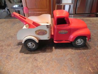 VINTAGE TONKA TOW TRUCK - 1954 - M&M OFFICIAL SERVICE TRUCK - ALL - NR 3