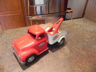 VINTAGE TONKA TOW TRUCK - 1954 - M&M OFFICIAL SERVICE TRUCK - ALL - NR 7