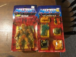 He - Man Masters Of The Universe - Nip Vintage 1982 No 5040,  Weapons 7303