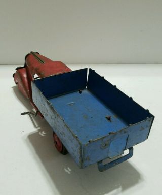 vintage pressed steel Marx Lumar coal dump truck toy 3