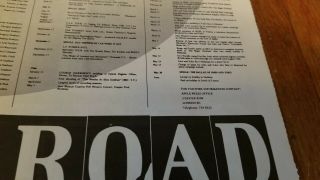 Vintage Poster THE BEATLES ABBEY ROAD Album Insert Apple 5