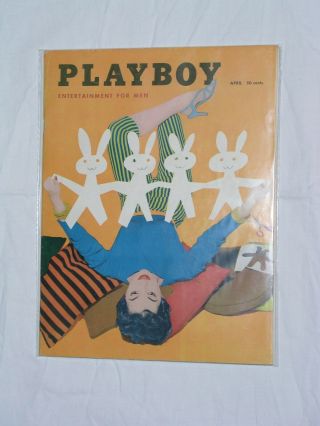 Playboy 1955 April Vintage Near Complete W Centerfold