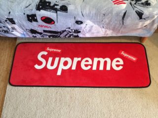 Red Box Logo Supreme Door Mat Rare Rug Carpet Ol Dirty Bastard Authentic Unsure