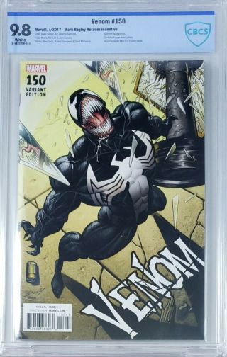 Venom 150 Cbcs 9.  8 Mark Bagley Cover 1:1000 Remastered Variant Edition Rare