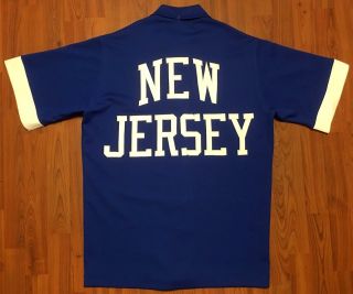 Vintage Authentic Rawlings 1982 Jersey Nets Game Warm - Up Jersey Sz 42,  3